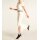 Jersey maxi dress, ecru