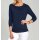Sweater with lace parts in the back, navy