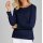 Sweater with lace parts in the back, navy