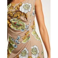 Jersey print dress, multicolour