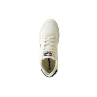 Brand sneaker, white-cream