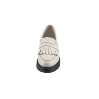 Rind-Nappaleder-Slipper, ecru