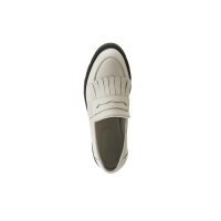 Rind-Nappaleder-Slipper, ecru