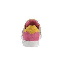 Cowhide sneaker, pink-multicolour