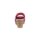 Rind-Nappaleder-Pantolette m.Flechtmuster, pink