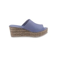 Rind-Nappaleder-Pantolette m.Flechtmuster, flieder