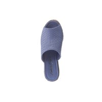 Rind-Nappaleder-Pantolette m.Flechtmuster, flieder