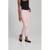 Stretch jeans with rivets, rosé