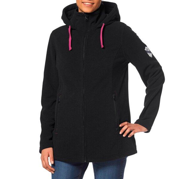 Fleece jacket, black