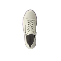 Lamb nappa leather sneaker, ecru-lavender