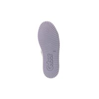 Lamb nappa leather sneaker, ecru-lavender