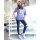 Lamb nappa leather sneaker, ecru-lavender