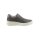 Marken-Ziegen-Veloursleder-Slipper m.Strass, grau