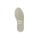 Marken-Ziegen-Veloursleder-Slipper m.Strass, grau