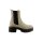 Cowhide suede bootie, beige