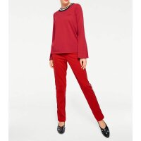 Sweter czerwono-czarny