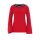 Sweter czerwono-czarny