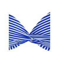 Push-up bikini, baltai mėlyna, C dydžio