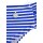 Marken-Push-Up-Bikini, weiß-blau, C-Cup