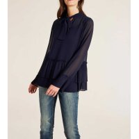 Chiffonbluse, marine