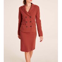 Designer-Blazer, rostbraun
