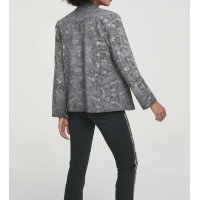 Print blazer, grey