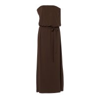 Maxi-length dress, dark brown