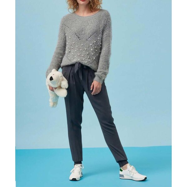 Chinos, smockey blue