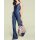 Designer-Overall im Jeanslook, blau