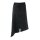 Satin skirt, black