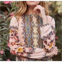 Print dress, multicolour