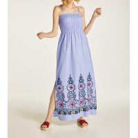 Maxikleid m. Stickerei, bunt