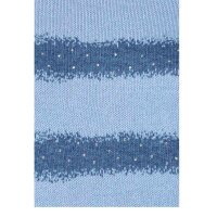 Pullover m. Schmucksteinchen, blau