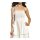 Bustier dress with lace, cream