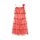 Chiffon-flounce dress, lobster