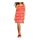 Chiffon-flounce dress, lobster