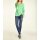 Blouse with ruchings, mint