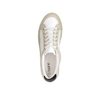 Leather sneaker, beige-white