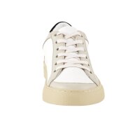 Leather sneaker, beige-white