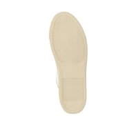Leather sneaker, beige-white