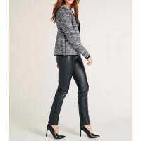 Designer-Strickjacke, schwarz-weiß