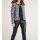 Designer-Strickjacke, schwarz-weiß