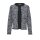 Designer-Strickjacke, schwarz-weiß