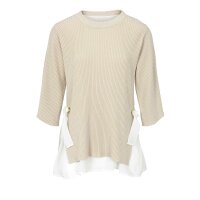 Two in one sweater, beige-ecru