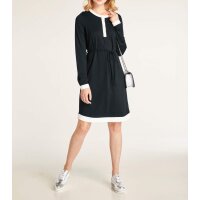 Jersey dress, black-white