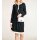 Jersey dress, black-white