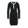 Jersey dress, black-white