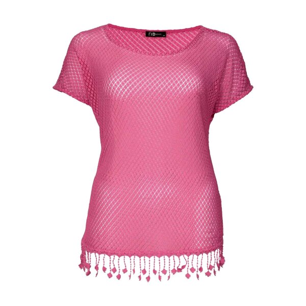Koszulka plus size, różowa