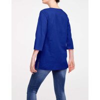 Tunika m. Perlen, royalblau