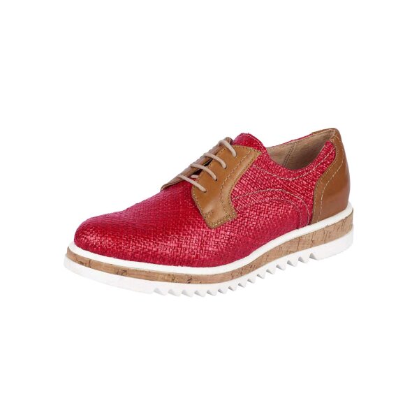 Buty sznurowane, czerwone